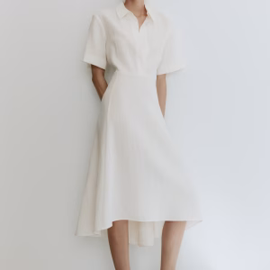 Tie-Belt Shirt Dress