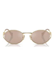 Miu Miu Eyewear Oval Frame Sunglasses