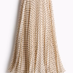 Sheer Pleated Skirt