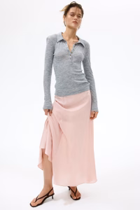 Satin Maxi Skirt