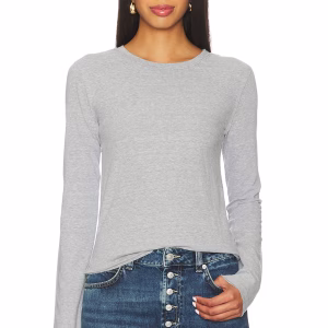 x We The Free Nova Long Sleeve Tee In Greyhound Free People