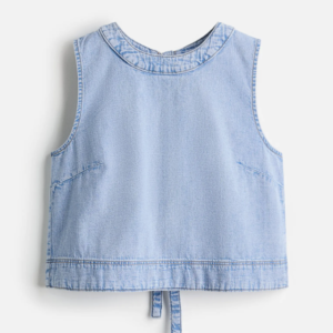 Open-back Denim Top H&M