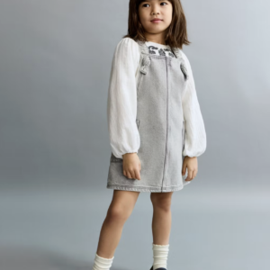 Denim pinafore