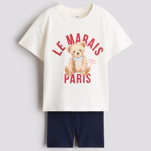 2-Piece Cotton Jersey Set