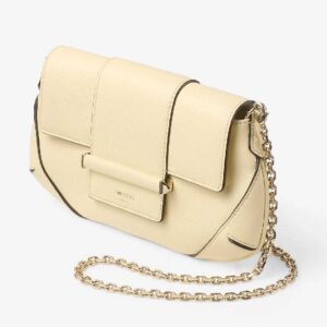 Bar Wallet With Chain Buttermilk Biker Leather Shoulder Bag