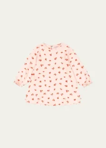Konges Slojd Girl’s Chleo Long Sleeve Dress, Size 12M-10