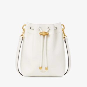 Cinch Mini Latte Leather Mini Bag