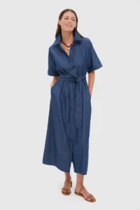 Pomander Place Dark Denim Zacara Dress