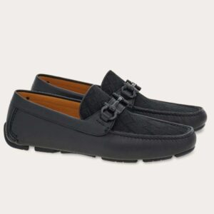Driver with Gancini ornament Black