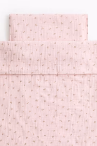 Muslin Crib Duvet Cover Set