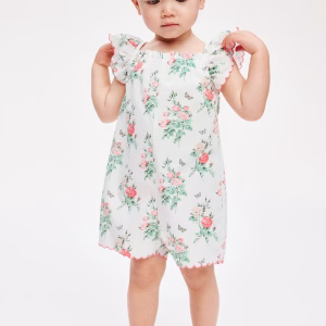 Laura Ashley H&M Floral-Print Cotton Romper Suit