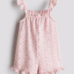 Sleeveless Jersey Romper Suit