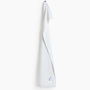 Embroidered-Detail Bath Towel Light blue/airplane