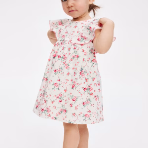 Laura Ashley H&M Floral-Print Cotton Dress