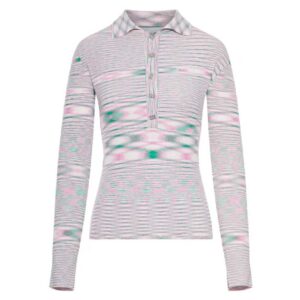 Ganni buttoned long-sleeved top