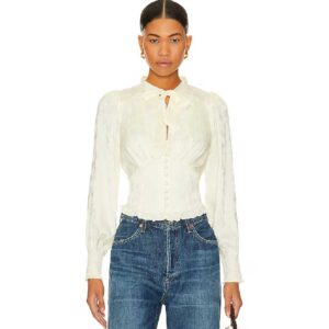 HEARTLOOM Hallie Top Ivory