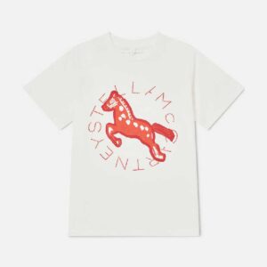 Horse Graphic T-Shirt Ivory