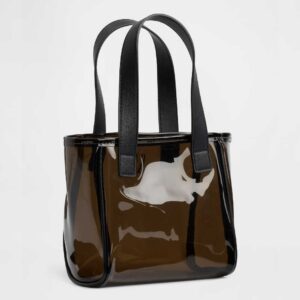 Jelly Logo Mini Tote Bag Terra Brown