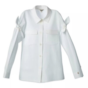 Jovonna London Bow Sleeve Shirt White