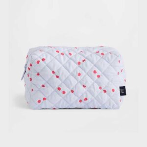 Kids Quilted Printed Pouch Cherry Print
