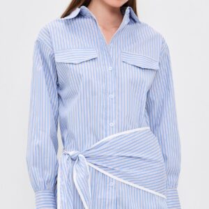 Line & Dot Eleni Button Down Shirt Tunic
