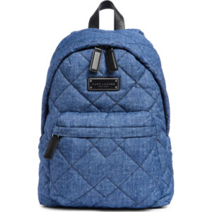 Marc Jacobs Quilted Denim Effect Nylon Backpack