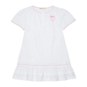 Marni Kids heart ruffled dress