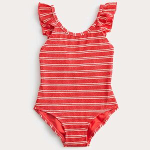 M&S Striped Frill Swimsuit (2-8 Yrs)