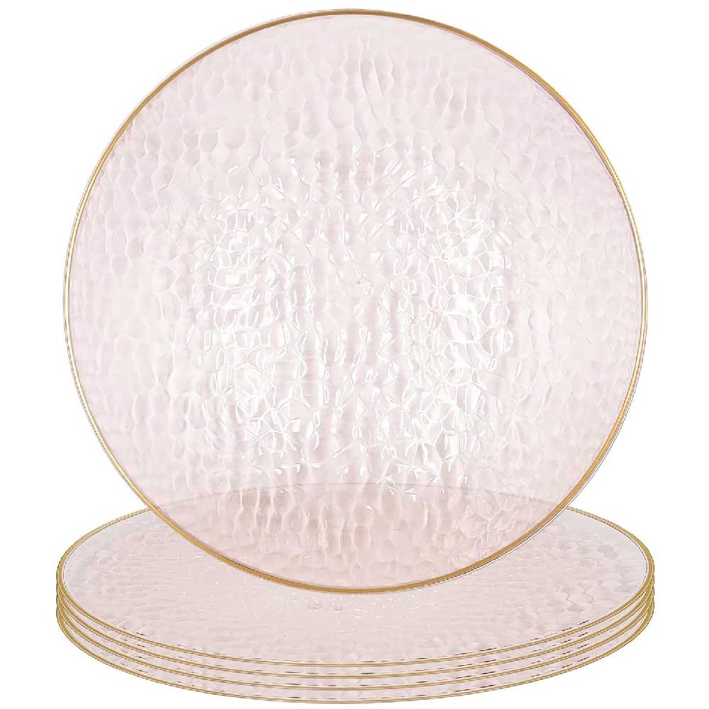 PARTY BARGAINS 13-Inch Charger Plates - 4 Pack