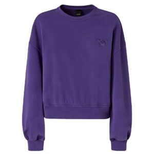 PINKO embroidered-logo cotton sweatshirt