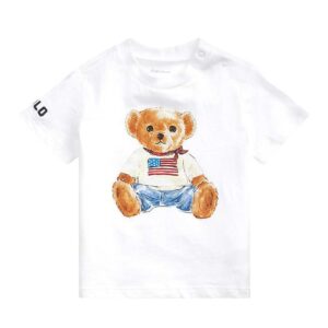 Ralph Lauren Childrenswear Baby Boys Jersey Bear Graphic T-Shirt