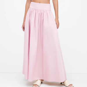 Raven Skirt European Poplin Cotton Maxi Skirt
