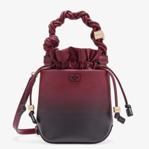 Red Gradient Mini Bou Bucket Bag