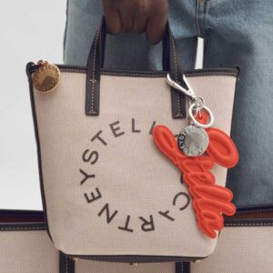 Small Coated Canvas Tote Bag Beige