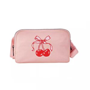 Sweet Wink Girls' Cherry Coquette Patch Belt Bag