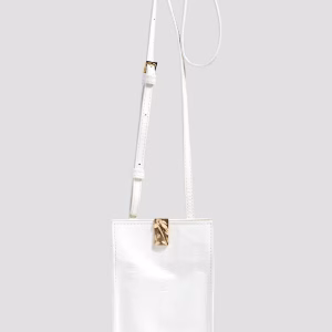LOULOU DE SAISON Neri eel-effect leather cross-body bag