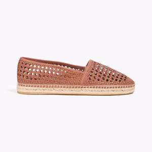 STUART WEITZMAN Freya woven leather espadrilles