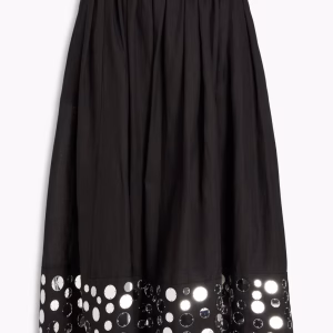 ZIMMERMANN Embellished ramie midi skirt