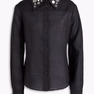 ZIMMERMANN Embellished ramie shirt