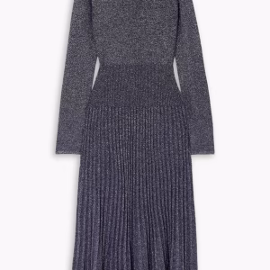 JOSEPH Ribbed lurex midi dress