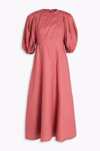 ZIMMERMANN Linen midi dress