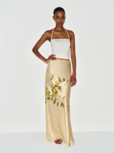 Bella Silk Skirt