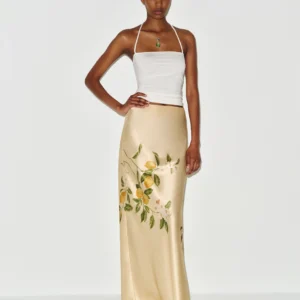 Bella Silk Skirt