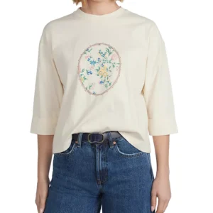 Point Graphic Roll Cuff Tee