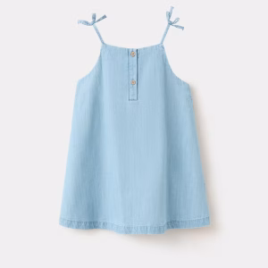 Short denim dress
