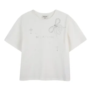 SONIA RYKIEL ENFANT rhinestone-embellished graphic T-shirt