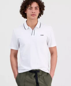 HUGO by Hugo Boss Men's Dalombi Button-Placket Polo Shirt