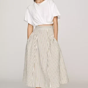 Bishop + Young Sorrento Cotton Midi Skirt