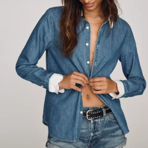 MOTHER Foxy Boxy Buttondown Shirt