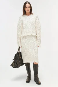 Brioni Knit Midi Skirt